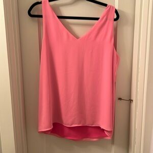 Lily Pulitzer XL pink florin reversible top